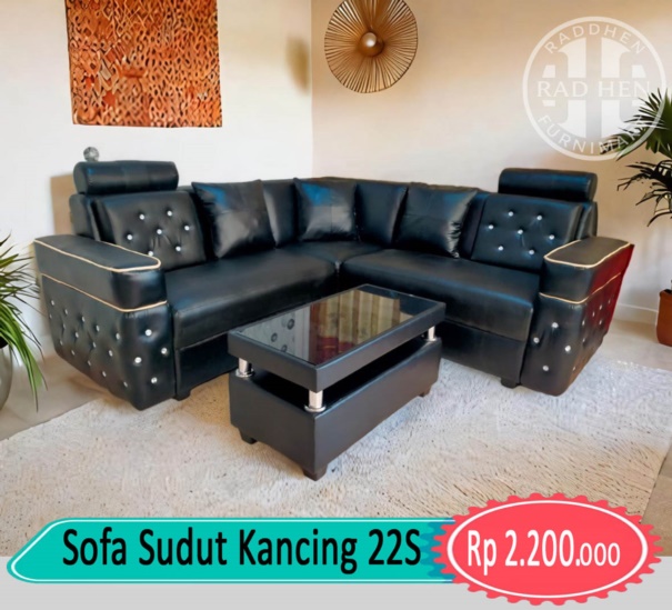Sofa Sudut Kancing