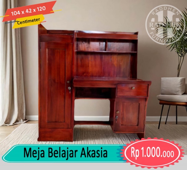 Meja Belajar Akasia