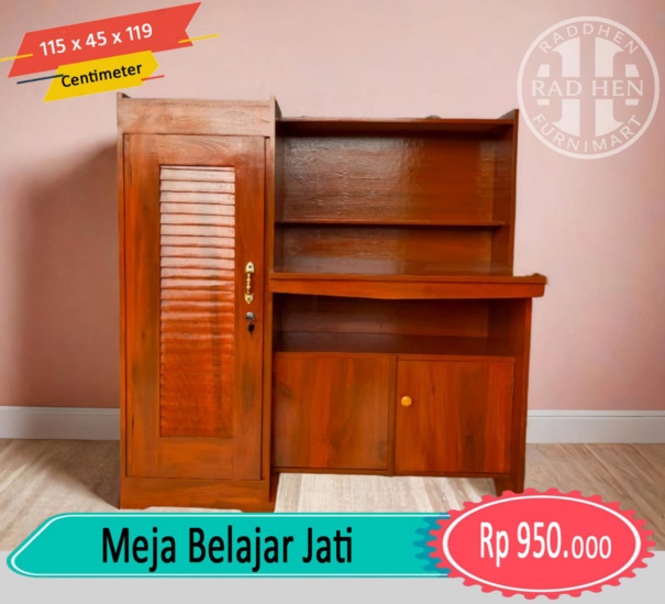Meja Belajar Jati