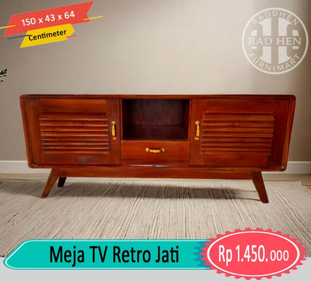 Meja TV  Retro Jati